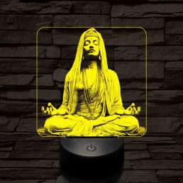 Elmélyülés 7 színű  3D led lámpa