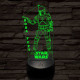 Boba Fett 7 színű led lámpa 
