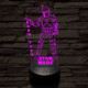 Boba Fett 7 színű led lámpa 