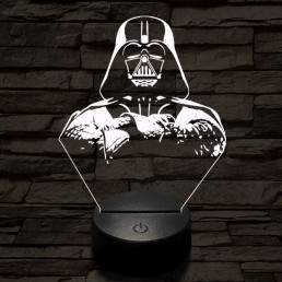 Birodalmi Nagyúr 7 színű  3D led lámpa