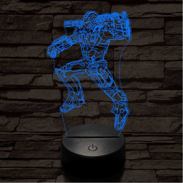 Hadigép 3D led lámpa