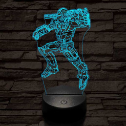 Hadigép 3D led lámpa