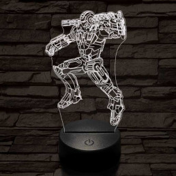 Hadigép 3D led lámpa