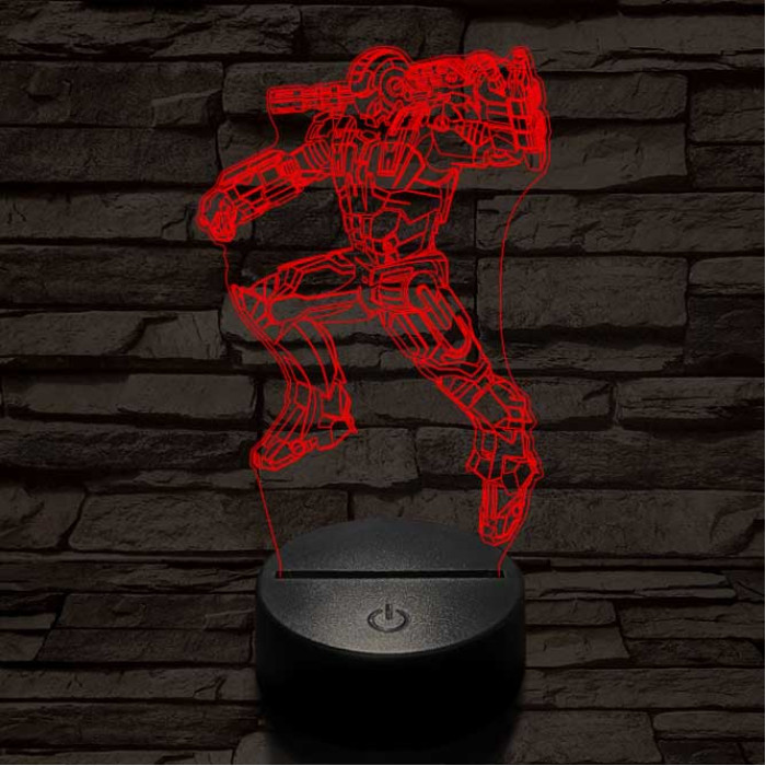 Hadigép 3D led lámpa