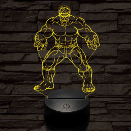 Hulk 3D led lámpa