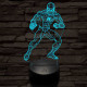 Támadó pókember 7 színű 3D led lámpa