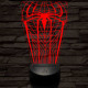 Pókember-szimbólum 3D led lámpa