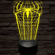 Pókember-szimbólum 3D led lámpa