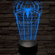 Pókember-szimbólum 3D led lámpa