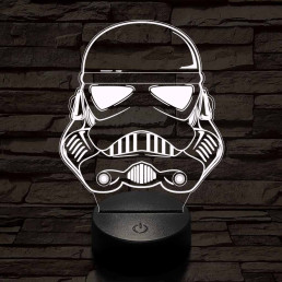 Rohamosztagos-fej-01 7 színű 3D led lámpa