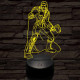 Thor 7 színű 3D led lámpa