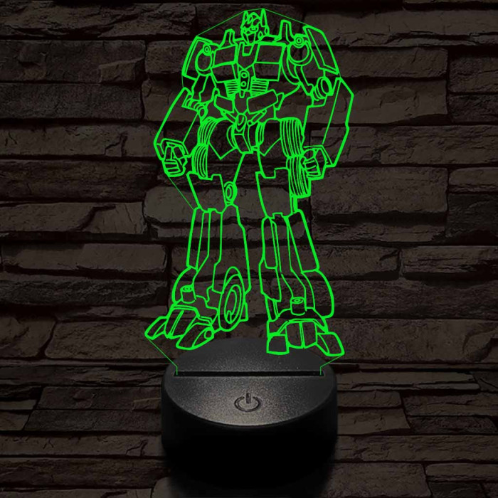 Optimus Transformers  3D led lámpa