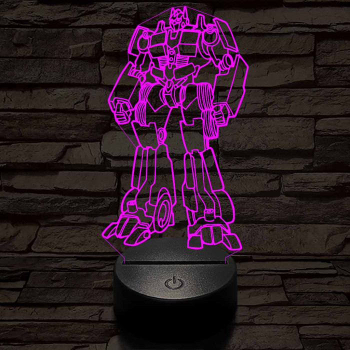 Optimus Transformers  3D led lámpa