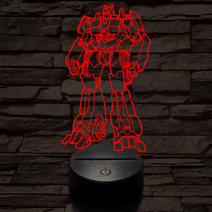 Optimus Transformers  3D led lámpa