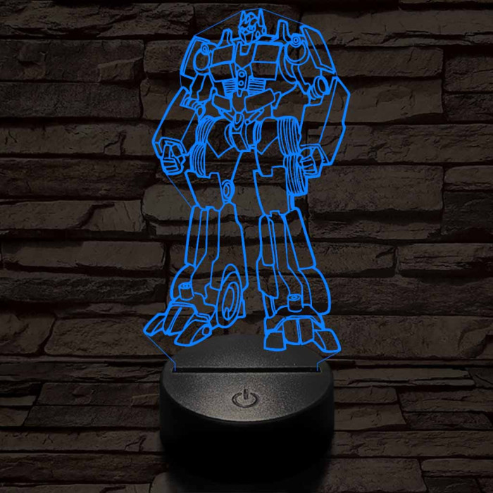 Optimus Transformers  3D led lámpa