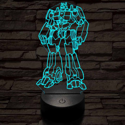 Optimus Transformers  3D led lámpa
