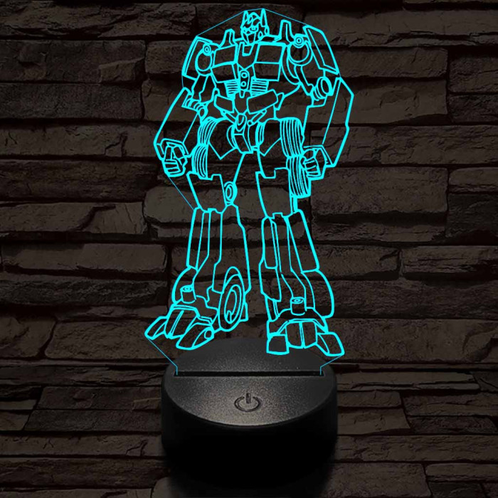 Optimus Transformers  3D led lámpa