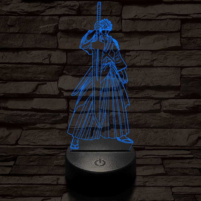 Bleach Kurosaki Ichigo 7 színű  3D led lámpa
