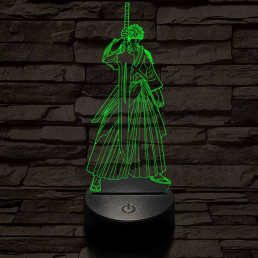 Bleach Kurosaki Ichigo 7 színű  3D led lámpa