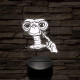 ET a Földönkívüli 3D led lámpa