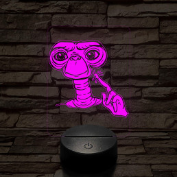 ET a Földönkívüli 3D led lámpa