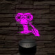 ET a Földönkívüli 3D led lámpa
