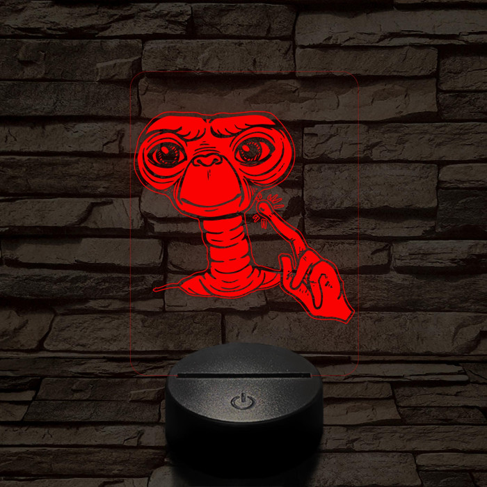 ET a Földönkívüli 3D led lámpa