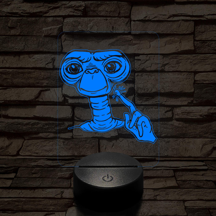 ET a Földönkívüli 3D led lámpa