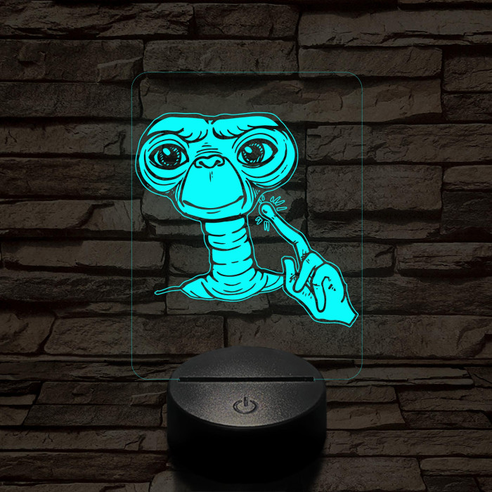 ET a Földönkívüli 3D led lámpa