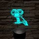 ET a Földönkívüli 3D led lámpa