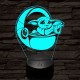 Baba Yoda 3D led lámpa