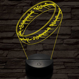 Gyűrű 3D led lámpa
