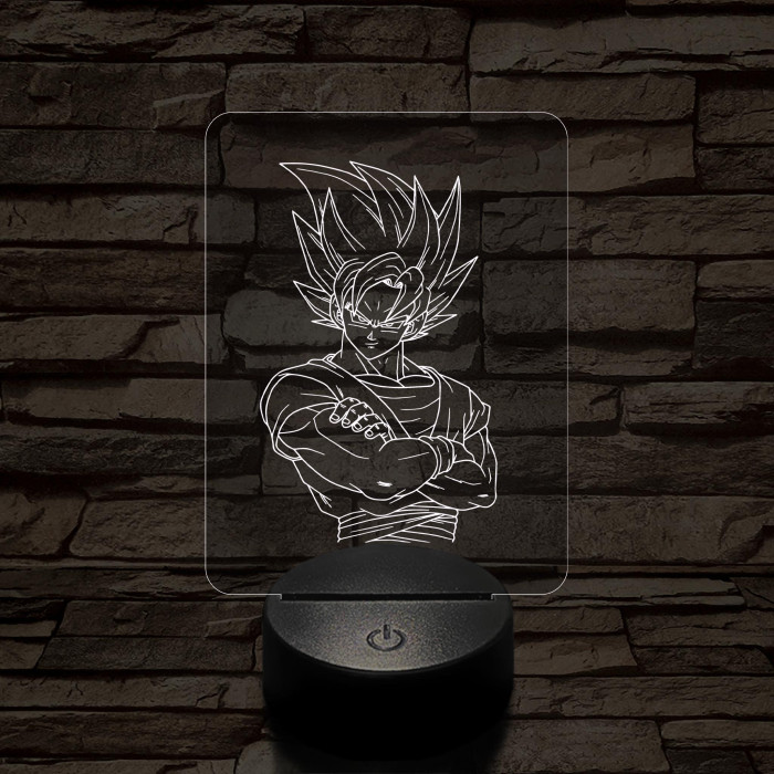 Songoku 1SS 7 színű 3D led lámpa