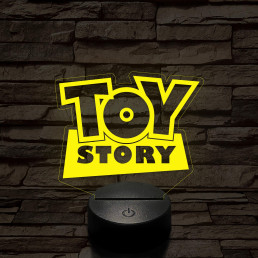 ToyStory logo 7 színű 3D led lámpa