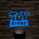 ToyStory logo 7 színű 3D led lámpa
