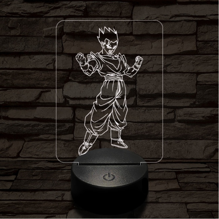 Songohan elszánt 7 színű 3D led lámpa