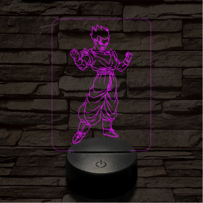 Songohan elszánt 7 színű 3D led lámpa