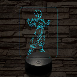 Songohan elszánt 7 színű 3D led lámpa