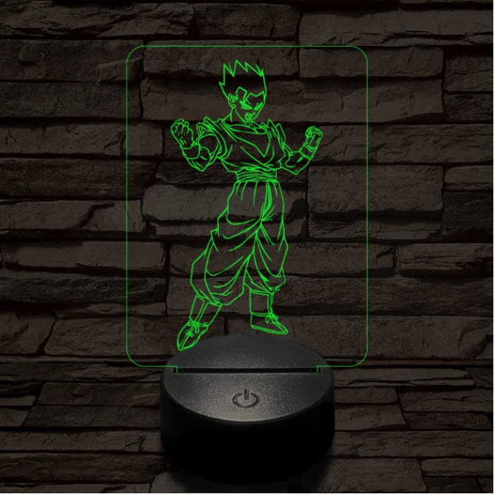 Songohan elszánt 7 színű 3D led lámpa