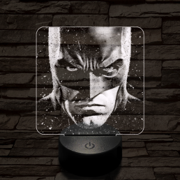 Batman a sötét lovag 7 színű valósághű 3D led lámpa