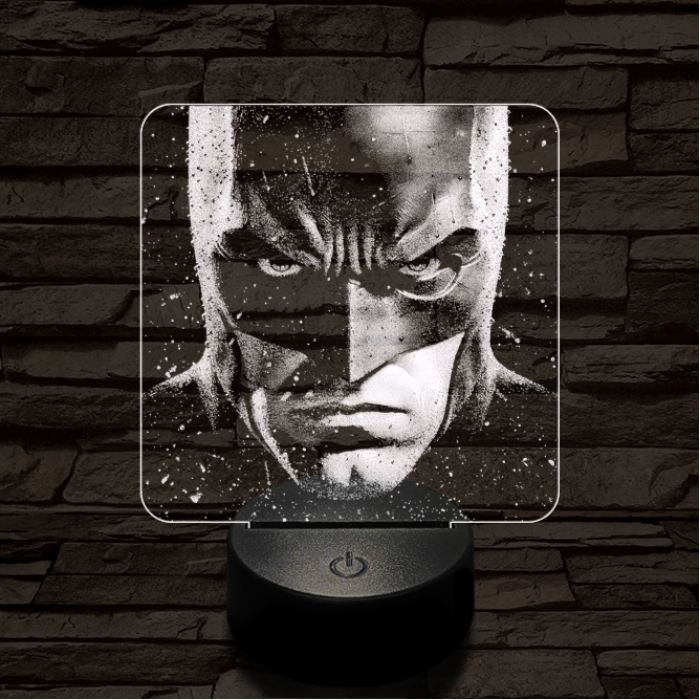 Batman a sötét lovag 7 színű valósághű 3D led lámpa