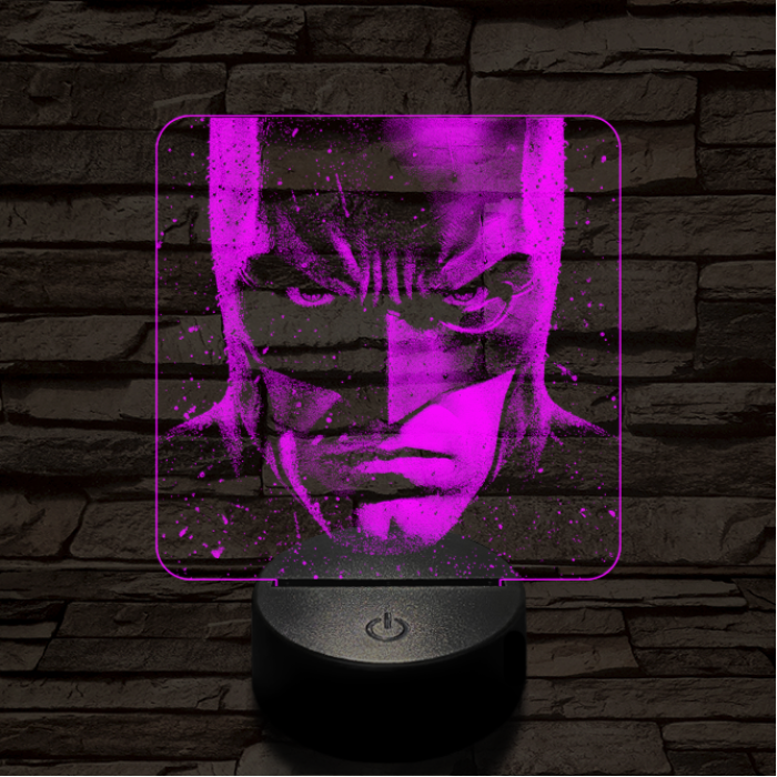 Batman a sötét lovag 7 színű valósághű 3D led lámpa