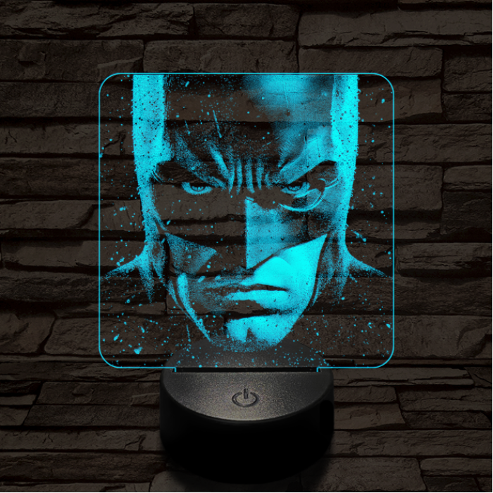 Batman a sötét lovag 7 színű valósághű 3D led lámpa