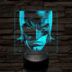 Batman a sötét lovag 7 színű valósághű 3D led lámpa