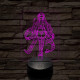 Daki a Demon Slayer-ből 7 színű 3D led lámpa