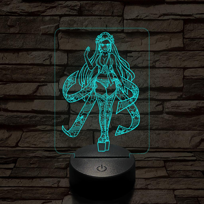 Daki a Demon Slayer-ből 7 színű 3D led lámpa