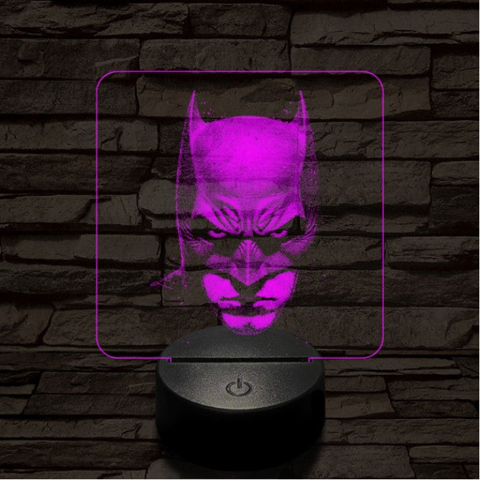 Denevérember 7 színű valósághű 3D led lámpa