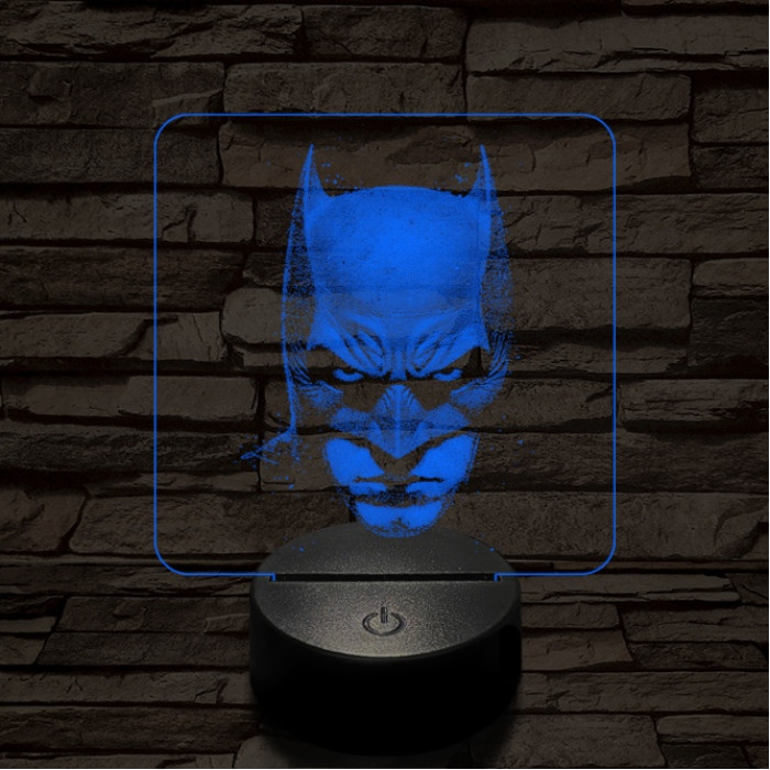 Denevérember 7 színű valósághű 3D led lámpa