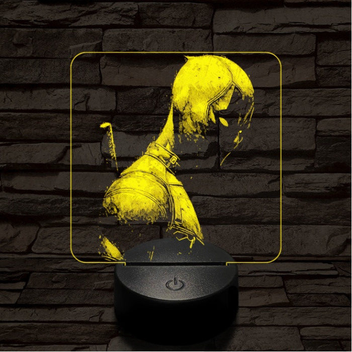 Deadpool pózol 7 színű valósághű 3D led lámpa