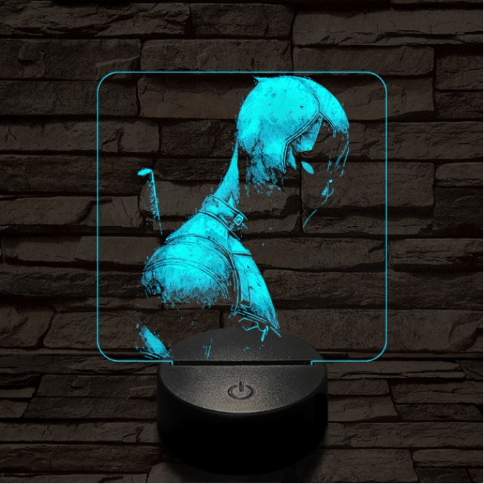 Deadpool pózol 7 színű valósághű 3D led lámpa